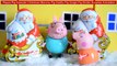 Peppa Pig Episode Christmas Mammy Pig Daddy Pig Gorge Pig Kinder Surprise Animation