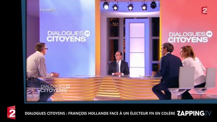 Dialogues Citoyens : François Hollande face à un électeur FN en colère