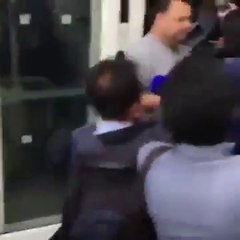 Exclusive VIdeo of How Imran Khan is Welcomed in London Airport