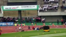 200m予選1組 福島千里 23.59 2011日本選手権 Chisato Fukushima 23.59