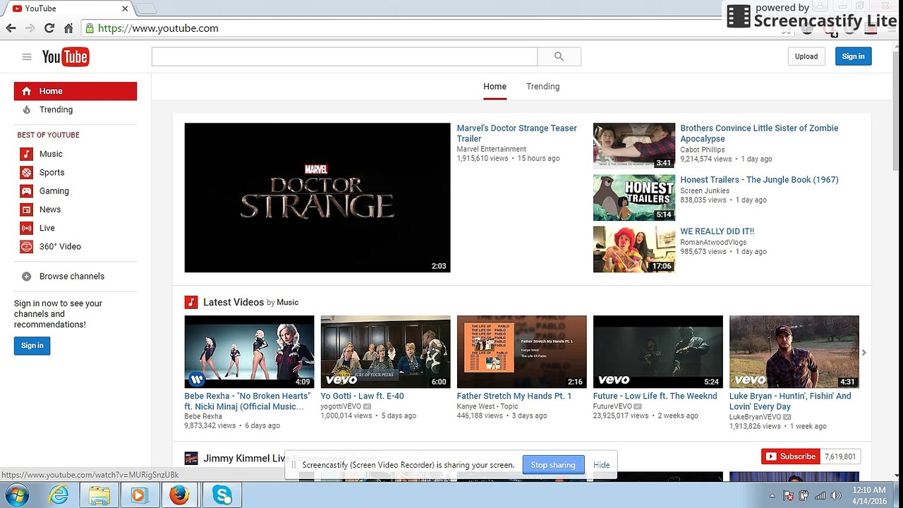how to creat adsense account via youtube
