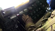 KC 135 Air Refuels F 15 Strike Eagles Over Iraq