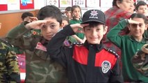 Sivas İlkokul Öğrencilerinden Güvenlik Güçlerine Anlamlı Destek
