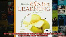 READ book  Keys to Effective Learning Study Skills  Habits for Success Paperback 2010 6th EDITION  BOOK ONLINE
