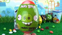 Angry Birds funny series Angry Eggs #2 - Kinder surprise egg toy opening EPIC fun movie (SC4K)