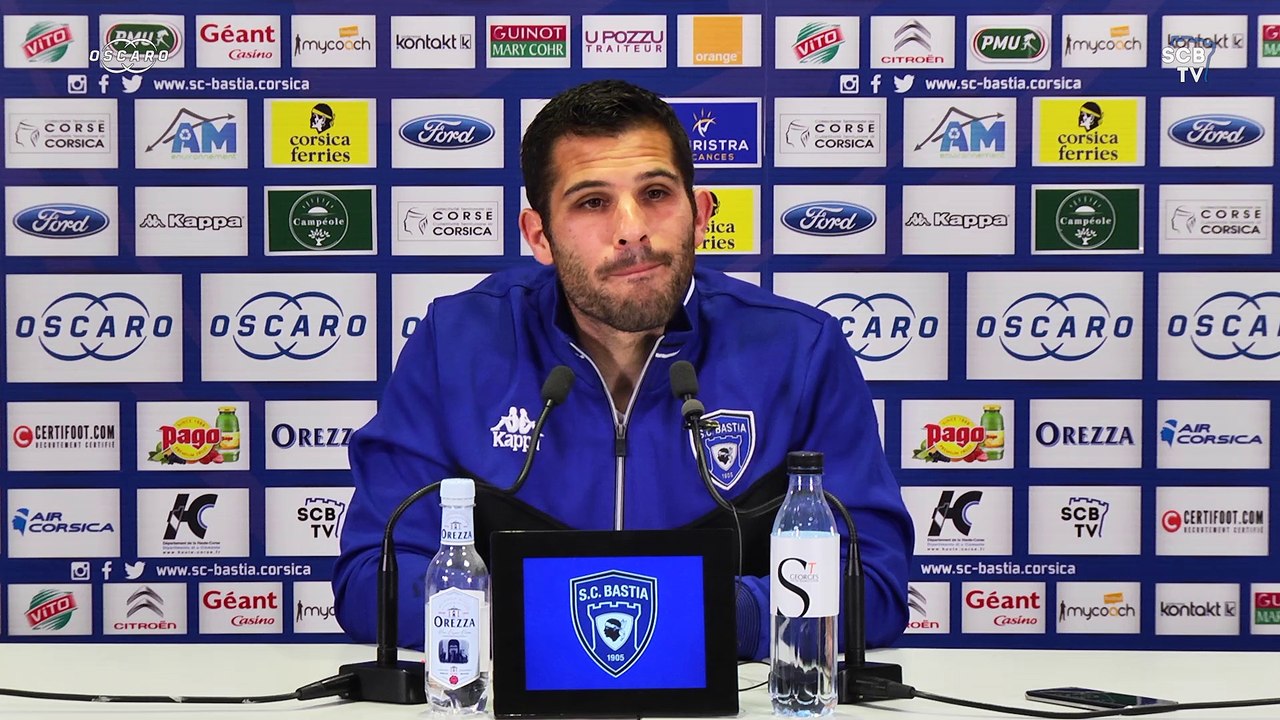 Bastia-St Etienne : Conf. d'avant-match de G. Cioni
