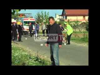 Report TV - Aksident në Shkodër, përmbyset makina, humbin jetën 2 persona