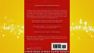 FREE PDF  Flash Boys A Wall Street Revolt  BOOK ONLINE