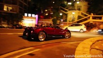 Monaco Supercar Nights! Zonda, 458, Aventador, SLS AMG, Lamborghini LP640 Roadster - HD