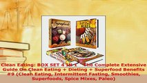 PDF  Clean Eating BOX SET 4 IN 1    The Complete Extensive Guide On Clean Eating  Dieting  PDF Book Free