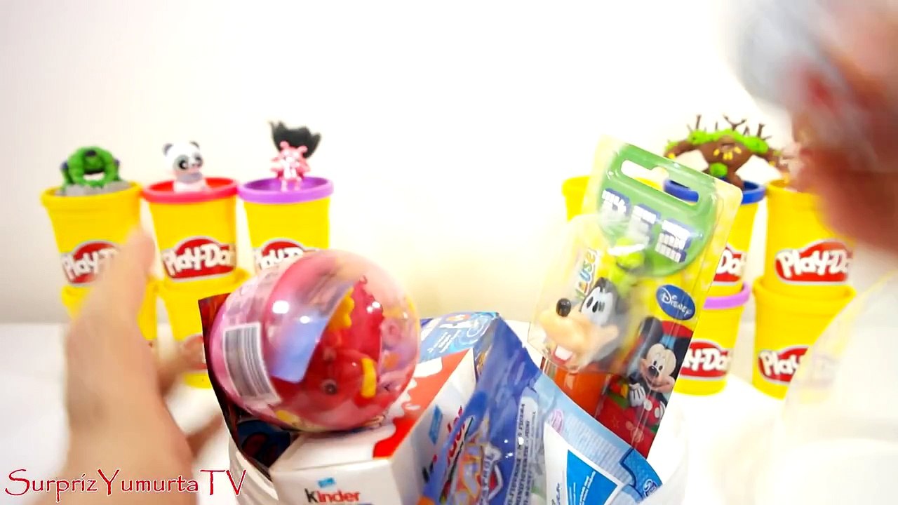 Dev Yumurta Ters Yüz ÖFKE Dev Sürpriz Yumurtası - Play Doh Inside Out ANGER Oyun Hamuru Oyuncak #22