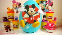 Dev Yumurta Mickey Mouse Dev Sürpriz Yumurta - Play Doh Disney Oyun Hamuru Oyuncak Yumurtalar #17
