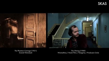 The Shining : The Phantom Carriage shot comparison (2016)