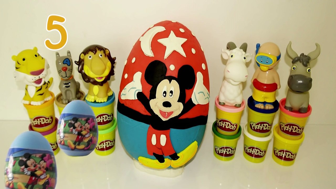 Oyun Hamuru ile DEV Mickey Mouse Sürpriz Yumurta  Play Doh Büyük Disney Sürpriz Yumurta izle