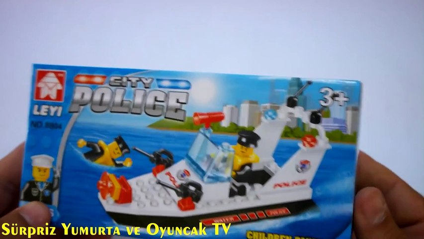 Oyuncak Lego Polis Teknesi Fake Lego City Building Police Boat -  Dailymotion Video
