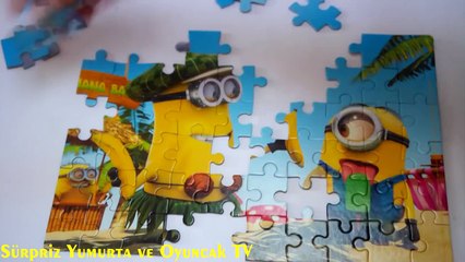 65 Parça Minions Yapboz Despicable Me Puzzle Yab boz ve Puzzlelar