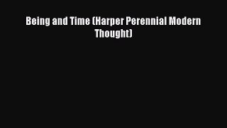 Read Being and Time (Harper Perennial Modern Thought) Ebook