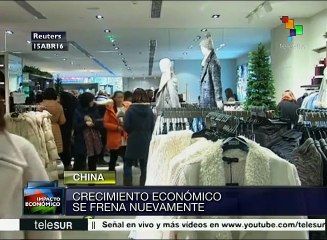 Economía china sufre estancamiento en primer trimestre del 2016