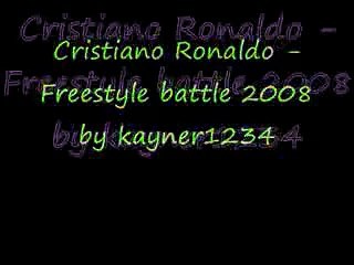 Cristiano Ronaldo   freestyle battle 2008