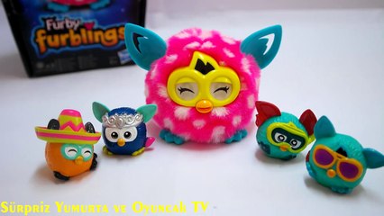 Furby Boom ve Furby Furblings Sesli Oyuncak ile Furby Sürpriz Yumurta izle