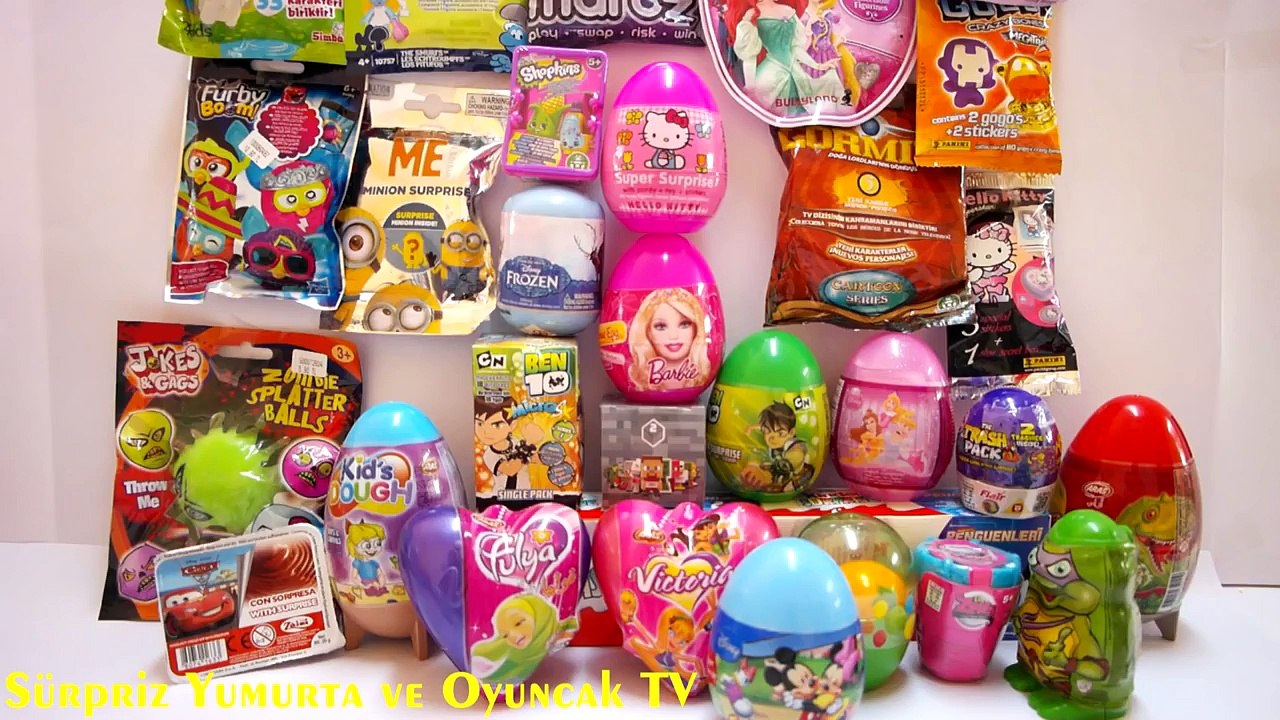 30 Sürpriz Yumurta Açma  Sürpriz Yumurta izle - Yeni Oyuncak ve Yumurtalar 6 Kinder Surprise Eggs
