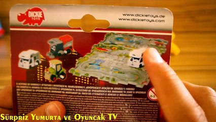 Dickie 3D Puzzle Yapboz Haritada Hareket Eden Kurmalı Oyuncak Araba  Wind Up Cars Toy