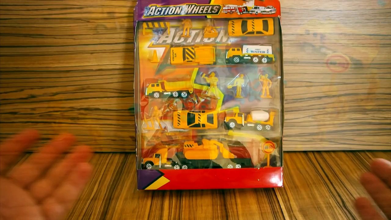 Play Doh Oyun Hamuru ile İnşaatçı Oyun Seti Stop Motion Animasyon  Oyuncak Kepçe, İşçiler ve Kamyon