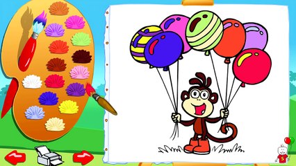 Kaşif Dora ve Arkadaşları Boyama Oyunu  Dora the Explorer Painting Game Video