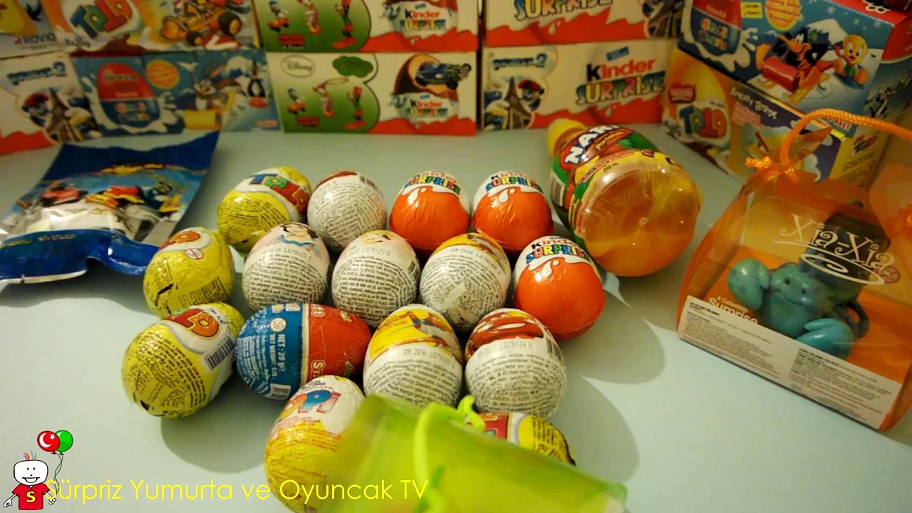 19 Farklı Sürpriz Yumurta Açımı  Disney, Kinder, TOTO, LEGO Sürpriz Yumurtalar