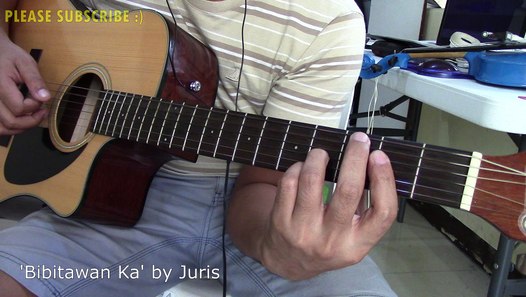 How To Play 'Bibitawan Ka' by Juris (Lyrics & Chords Guitar) - video