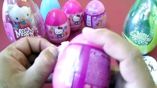 30 Sürpriz Yumurta Açma  Ben10, Hello Kitty ve Disney Oyuncak Yumurtalar