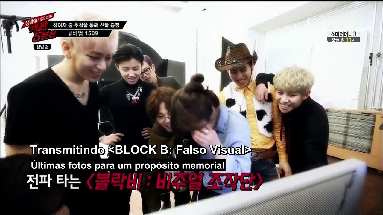 [LEGENDADO] Block B @ 5 Minutes Before Chaos - EPI 9