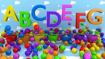 Learn ABC for Toddlers with 3D Surprise Eggs Alphabet Lesson A to G for Kids Babies [DuckDuckKidsTV]