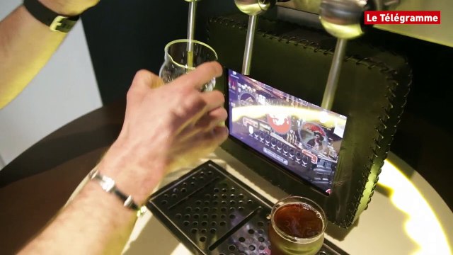 Brest. Un bar à tireuses à bières connectées