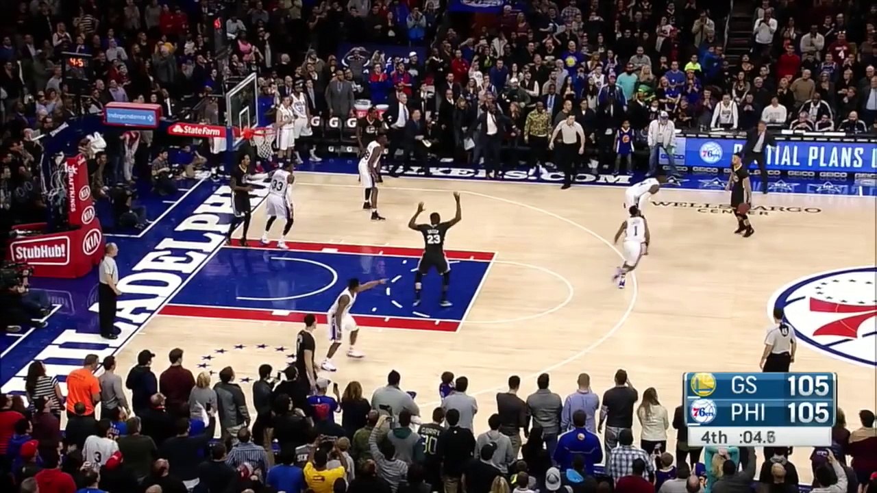 Warriors Beat Sixers 108-105