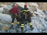 Carrara - Frana alla cava, ritrovati i corpi dei due operai (15.04.16)