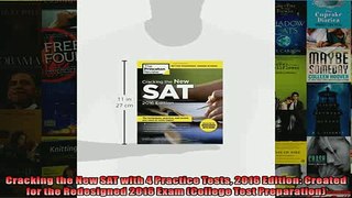 READ book  Cracking the New SAT with 4 Practice Tests 2016 Edition Created for the Redesigned 2016  DOWNLOAD ONLINE