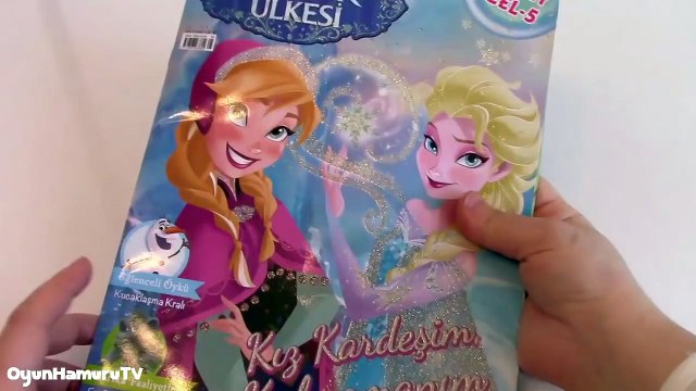 Karlar Ülkesi Dergisi Oyuncak Yüzük Kolye Seti Elsa Anna Olaf