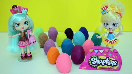 Boneca Shopkins Duda e sua Amiga com Ovos Surpresa Play-Doh!!! Em Portugues Tototoykids