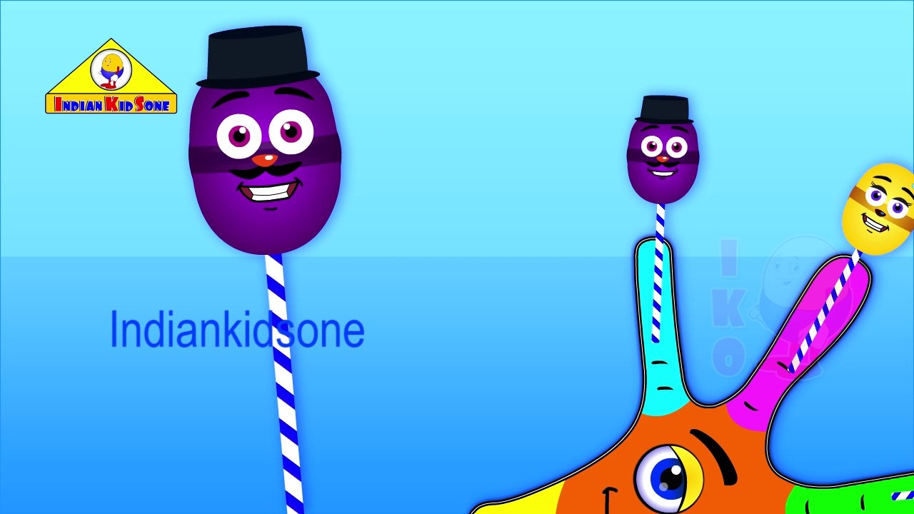 Lollipop Finger Family Song - Nursery Rhymes Dady finger song