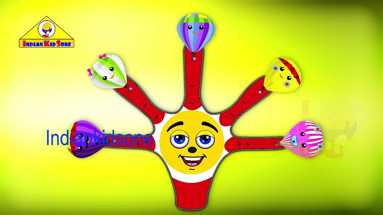 Parachute Balloon Family dady finger - Finger Family Song For Children