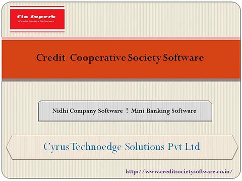 Cooperative society software offers By Cyrus Technoedge Solutions Pvt Ltd
