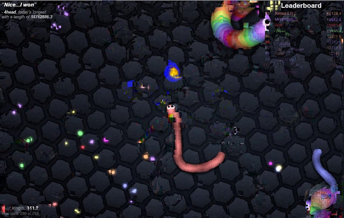 El Nuevo Agario Slither.io Parte 20