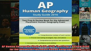 READ book  AP Human Geography Study Guide 2016 Test Prep  Review Book for the Advanced Placement READ ONLINE