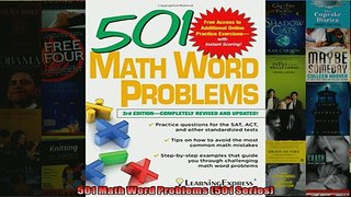 FREE DOWNLOAD  501 Math Word Problems 501 Series  DOWNLOAD ONLINE