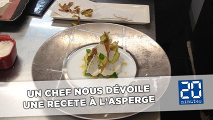 Un chef strasbourgeois dévoile une recette à l'asperge