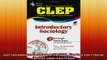 READ book  CLEP Introductory Sociology wCD REA  The Best Test Prep for the CLEP Exam Test Preps  FREE BOOOK ONLINE