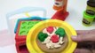 Play Doh Pizzeria Playdough Playset How to Make Pizza with Playdough Hasbro Toys Part 4