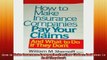 READ book  How to Make Insurance Companies Pay Your Claims And What To Do If They Dont  FREE BOOOK ONLINE