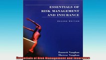 FREE PDF  Essentials of Risk Management and Insurance  DOWNLOAD ONLINE